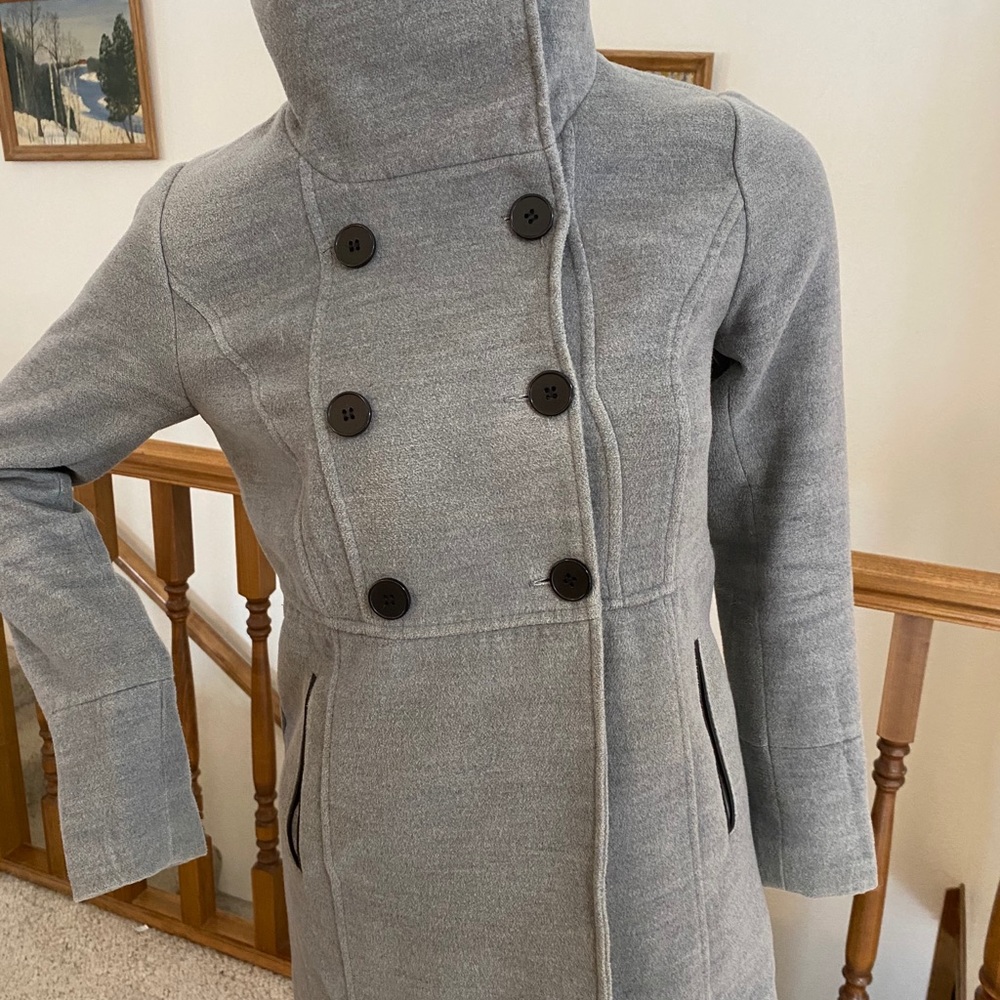 Urbanology Gray Pea coat Double Breast Soft Lined